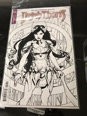 Dejah Thoris #1 Mike Mckone 1:10 Incentive B&w Abdeckung Dynamit (2018)