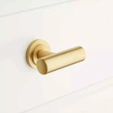 Signature Hardware 1 -3/4" Colmar Brass T Knob - Satin Brass