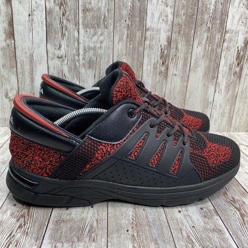 ZEBA Men's Shoes Size 12 Black Red Handsfree Slip On Athletic Sneakers Tennis eBay