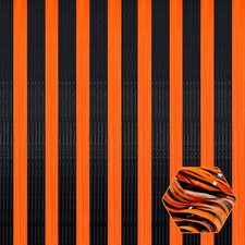 3 Pack Black Orange Foil Fringe Curtain Backdrop 3.28Ft x 8.2Ft Metallic Tins...