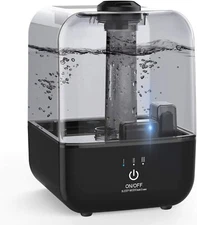 Mikikin Cool Mist Ultrasonic Humidifier Top Fill 4.5L Large Room Bedroom Quiet