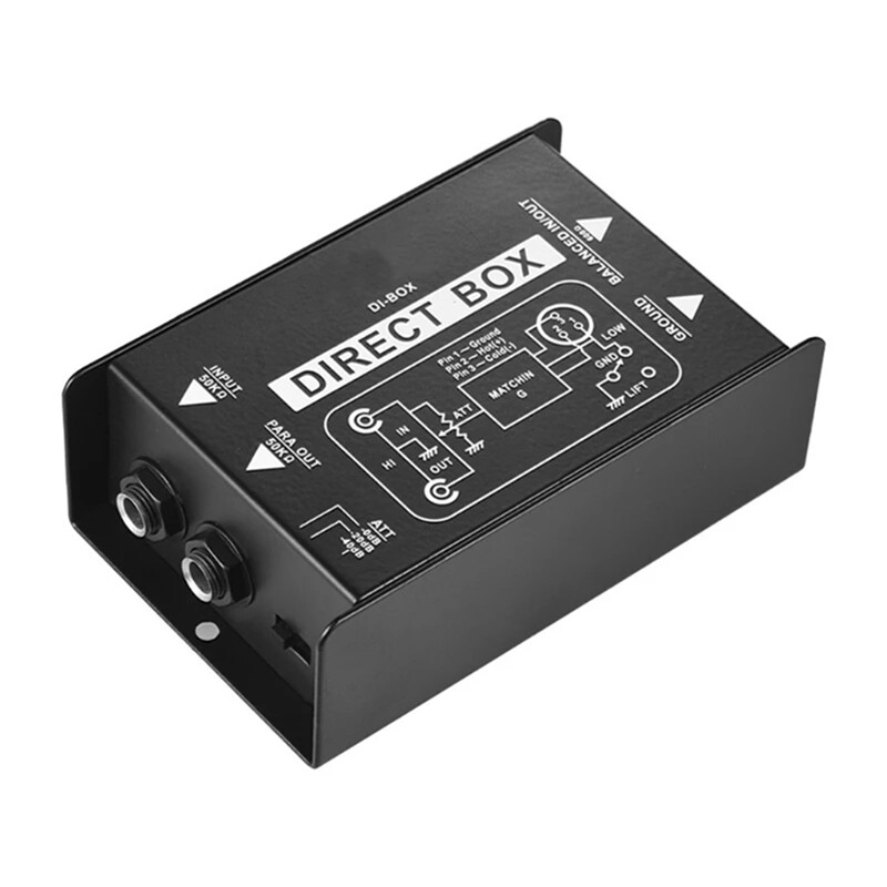 Professional DIRECT BOX Direct Injection Box Balanced Unbalance Professional DIRECT BOX Direct Injection Box Balanced Unbalance