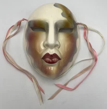 About Face Clay Art Face Mask Wall Decor San Francisco USA 1980s