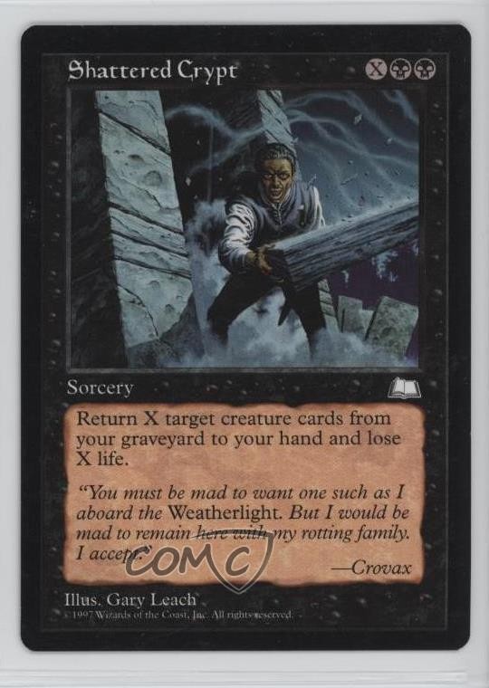 Shattered Crypt Magic: Weatherlight 1997