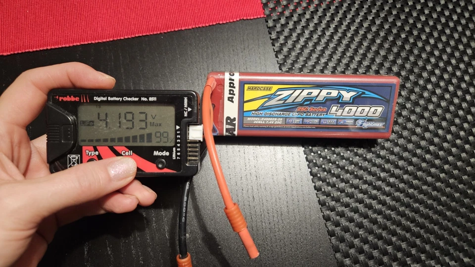 Zippy 4000mAh 2S1P 25C Hard Case Lipo Daten in den Bildern - Bild 3 von 4