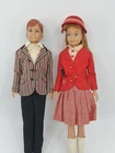 Vtg Barbie 1960s Skipper & Ricky Fashion Doll Set EUC 2 Dolls