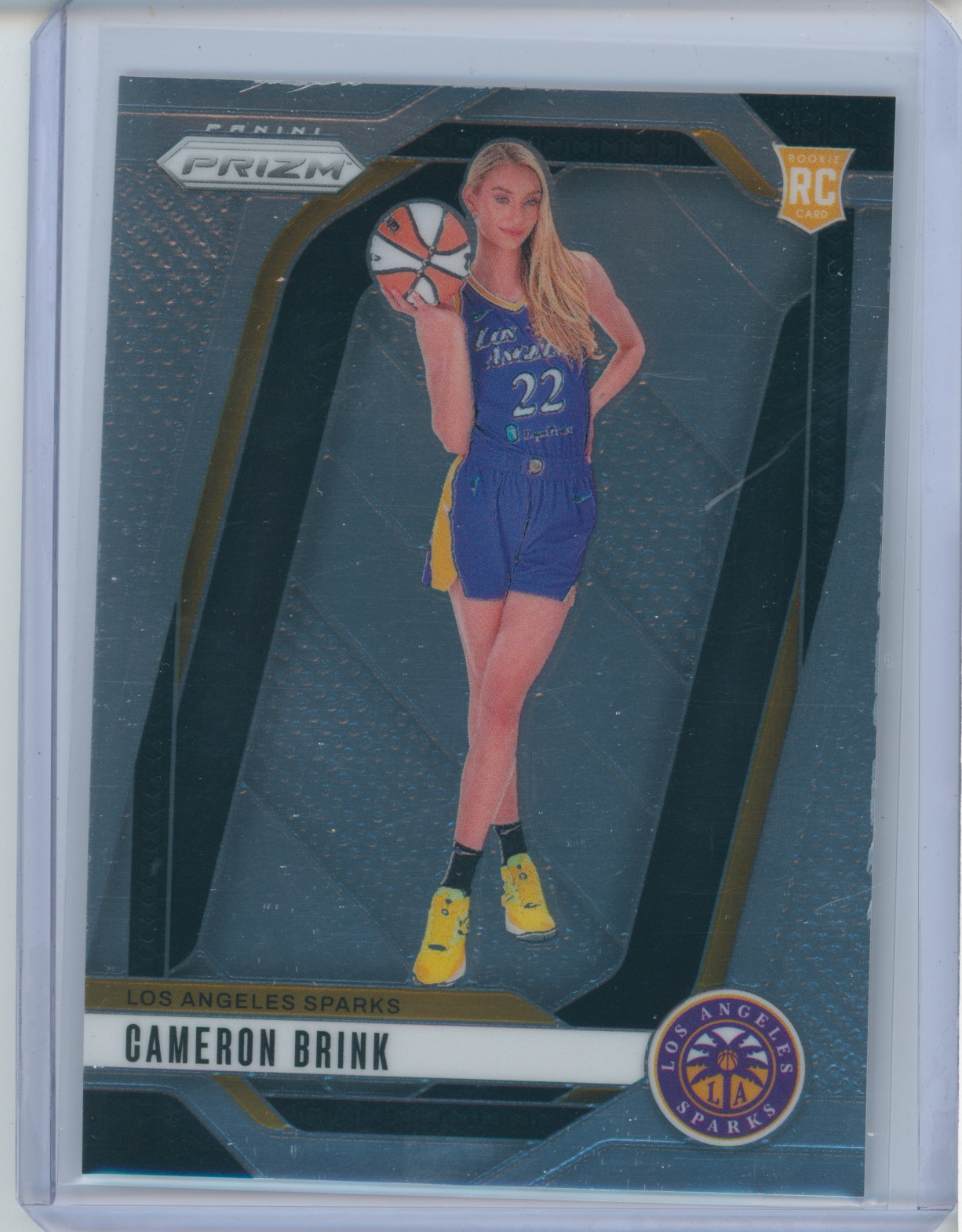 2024 Panini Prizm WNBA Cameron Brink Base Variation RC #143 Los Angeles Sparks