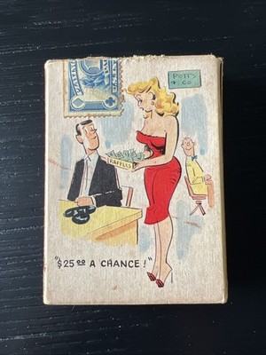 Vintage ''Stag Party Pak'' Playing Cards by Brown & Bigelow 1950's Excellent
