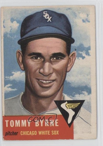 1953 Topps Tommy Byrne (Bio Information in White) #123 a4l | eBay