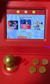 SNK NEO GEO mini Christmas Limited Console Complete Set Red Used Good Condition