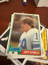 1981 Topps - Jeff Komlo #511 Detroit Lions