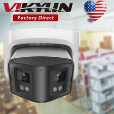 Vikylin Dual light Color IR 180 degree POE MIC 4MP Panoramic Camera ONVIF NDAA