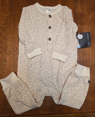 Gerber 24 Month onsie long sleeve light beige