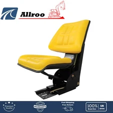 Yellow Fit For John Deere 5200 5210 5300 5310 5400 5410 Tractor Suspension Seat