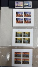 US Postage Stamps $300+High Face Value Airmails,Panes,Plate Blocks,Trans-Missipp