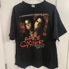 alice cooper t shirt xl Paranormal Tour