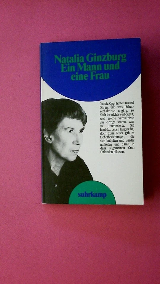 236933 Natalia Ginzburg EIN MANN UND EINE FRAU-1909 - Bild 1 von 1