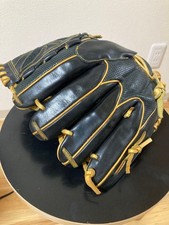 SSK Hard Baseball Pitcher Glove Black  Gold