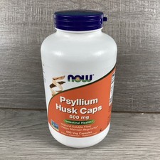 NOW Foods Psyllium Husk Caps 500 mg 500 Veg Caps
