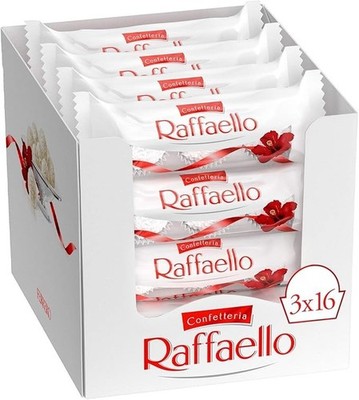 CONFETTERIA RAFFAELLO Coconut Almond Candy, 3 x 16 gift Pack 480g -free shipping