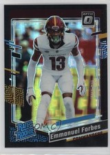 2023 Donruss Optic Rated Rookie Black Pandora Prizm 17/25 Emmanuel Forbes 1cw4