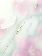 Kinder Goldarmband Armband mit Zirkonia Armkette Gelbgold 585er 14KT