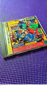 Marvel Super Heroes vs Street Fighter- Sega Saturn Japanese Edition- CIB- 1998