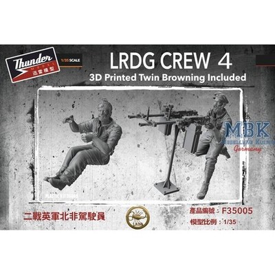 THUNDER MODELS THMF35005 LRDG Crew Figure Set 4
