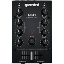 Gemini MM1 2 Channel Audio Mixer LN