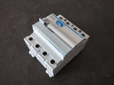 Hager Fehlerstromschutzschalter, FI-Schalter, 4-polig, Typ A - 40A (CDA440D)