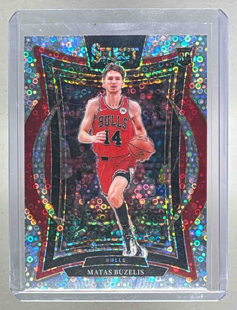 Matas Buzelis 2024 Panini Select #70 Disco Prizm Concourse Rookie RC