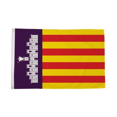 Flagtex Mallorca Flagge Mallorca Flagge mit Ösen