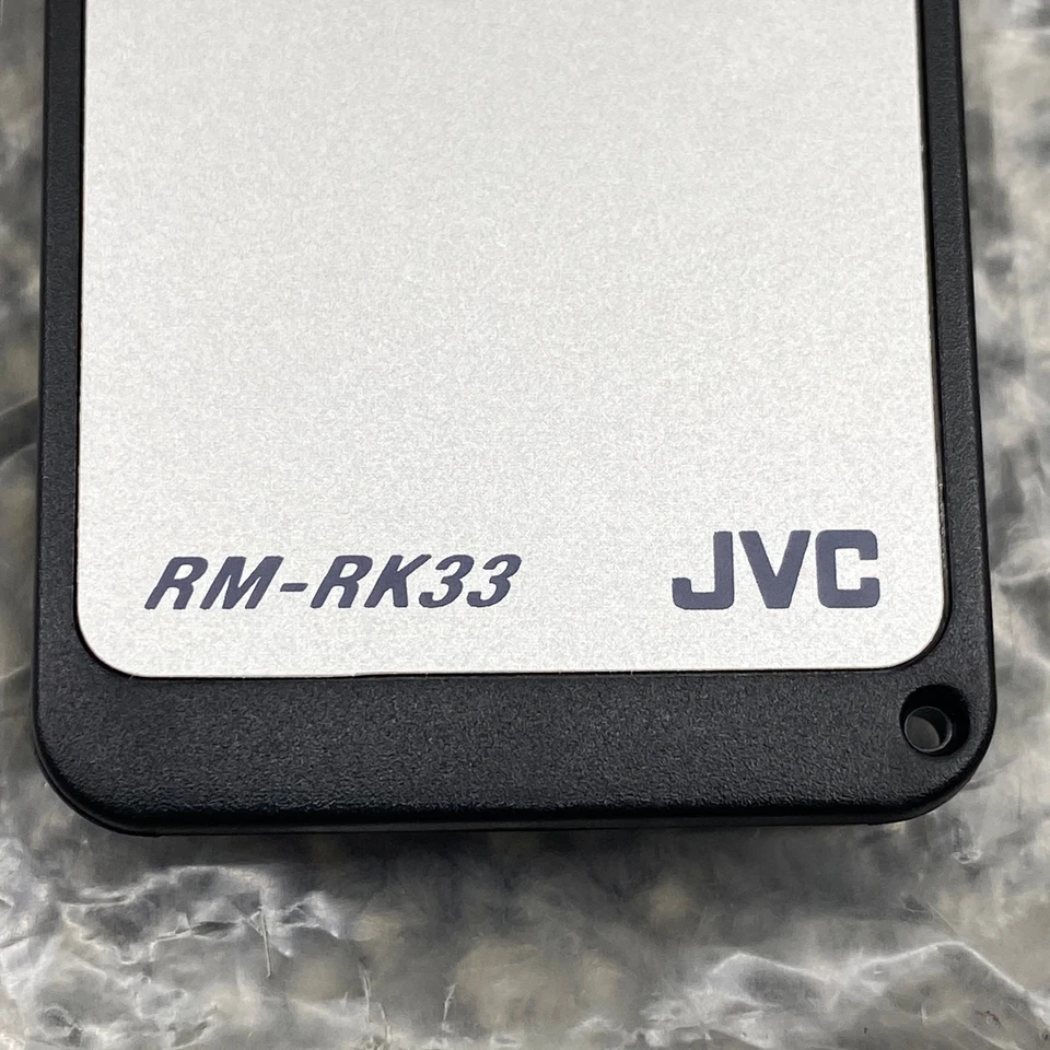 Nuevo control remoto de audio estéreo JVC / RM-RK33 / probado con batería (USA S/H) Foto 2 de 4