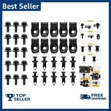35PC Nylon Push Retainer Clips & Body Bolts Set for Universal Vehicles – Durable