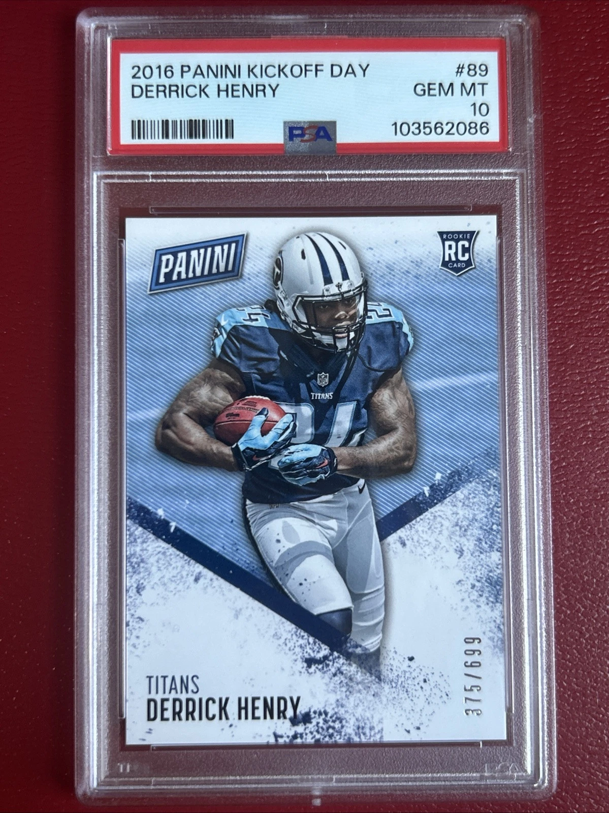 Derrick Henry Panini Kickoff Day #89 Base