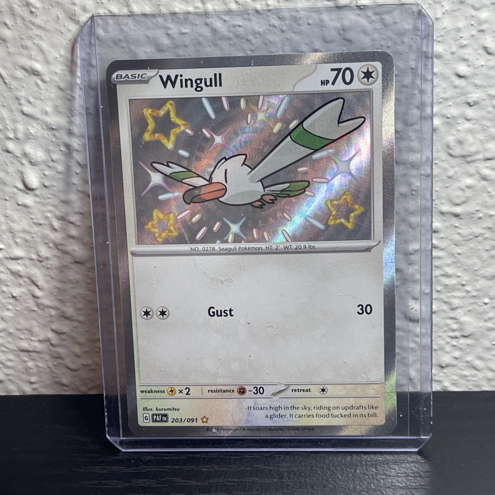 Wingull 203/091 SV: Paldean Fates Holo
