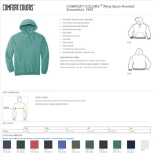 Wildlife Mountain Hoodie Comfort Colors Trini Skies Supply Co. Camping Hiking,