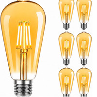 Edison GlüHbirne 6 StüCk Warmweiß E27 Retro LED Lampe Nostalgie Be
