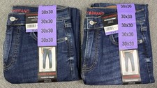Lucky Brand 410 Men's Lot of 2 Athletic Straight BLUE Jeans 30x30 NWT