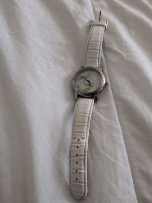 Regal JPN MOV'T quartz Stainless Steel With Marble Dial And White Leather Strap