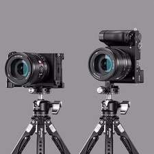 QR Plate Quick Release L-Bracket Metal Base Plate for Sony A6700