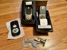 Yale Assure Lock YRD226-CBA-619 Deadbolt Wi-Fi Smart Lock w/ Key - Satin Nickel