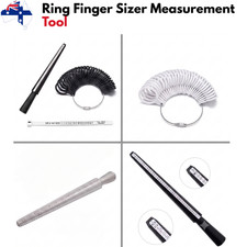 Silver Ring Finger Sizer Measurement Gauge Tool Set