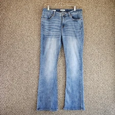 Vigoss Marley Jeans Womens Sz 32x31 Bootcut Blue Denim