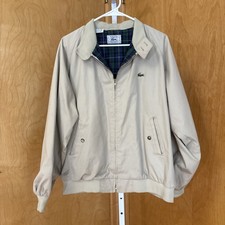 Lacoste Jacket VTG IZOD Lacoste 70s 80s Jacket Color Pop Plaid Lining Sz XL