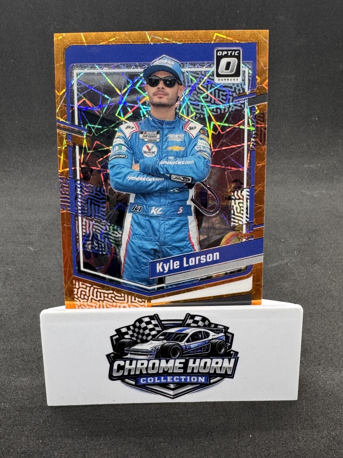 2024 Donruss #26 Kyle Larson Optic Orange Velocity