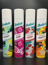 Lot of 4 Batiste Dry Shampoo Original, Cherry, Blush, Tropical 200 ml