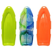 Emsco Snow Cruiser Plastic Toboggan 48 in. Assorted Colors - One Will Be Sent