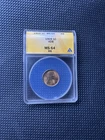 1909 VDB Lincoln Wheat Cent 1C ANACS MS64 RB Red Brown US Coin Penny