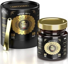 50G Pure Organic Himalayan Shilajit Resin, 800mg High Potency, Golden Grade A